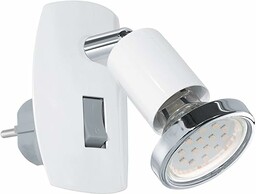 EGLO Gniazdo punktowe Mini, 1-punktowa lampa wtykowa, lampa