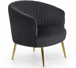 Halmar Krzesło fotel do salonu CROWN Gold -