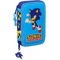 Piórnik Sonic Wyposażenie 2 Komory Pisaki Kredki