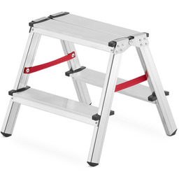Drabina domowa dwustronna 2x2 stopnie HIGHER - 2,40