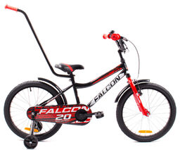 Rower dziecięcy FALCON 20" czarno-czerwony