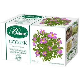 BiFix CZYSTEK Suplement Diety Herbatka ziołowa ekspresowa 30