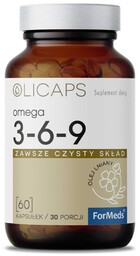 OLICAPS OMEGA 3-6-9 Kwasy ALA, LA i Oleinowy,