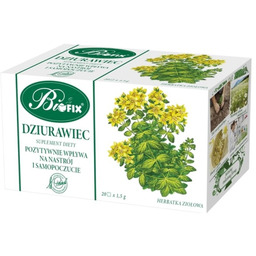 BiFix DZIURAWIEC Suplement Diety Herbatka ziołowa ekspresowa 20