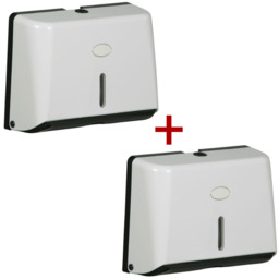 Podajnik ręczników papierowych , biały, 275x200x100 mm