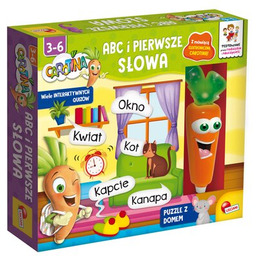 LISCIANI Zestaw edukacyjny Carotina ABC i pierwsze słowa