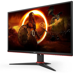 Aoc 27G2SPAE Monitor, Czarny/Czerwony, 24 cale