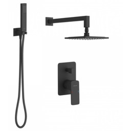 Excellent Keria zestaw natryskowy podtynkowy czarny AREX.SET.2045BL