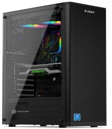 Komputer ADAX DRACO WXHC12100F C3-12100F/H610/16GB/SSD500GB/RX6500XT-4GB/W11Hx64
