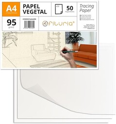 Papier roślinny, papier roślinny A4 o satynowej powierzchni,