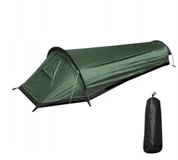 Namiot Jednoosobowyi Norka zielony WODOODPORNY ULTRALIGHT