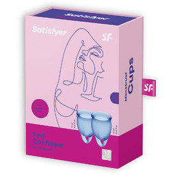 Feel confident Menstrual Cup dark blue