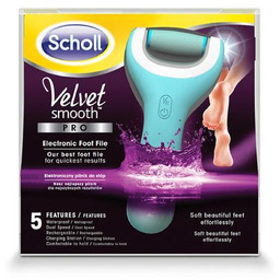 SCHOLL VELVET SMOOTH Pro Elektryczny pilnik do stóp