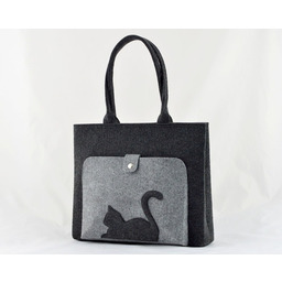 Pakamera Torba na ramię Grafit z Kieszenią