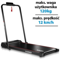XBLITZ Bieżnia elektryczna X-Runner 1491W 12km/h Posiłek