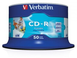 CD-R Verbatim AZO Printable No ID 50szt