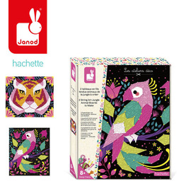 Zestaw kreatywny Przeplatanka 3D String art Zwierzęta dżungli