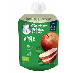 Mus Gerber Deserek Organic Jabłko po 4. miesiącu