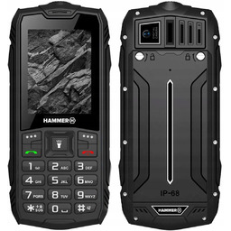 Telefon komórkowy myPhone Hammer Rock Dual Sim Czarny
