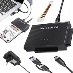 Adapter Do Dysku Twardego Sata Ide Usb 3.2