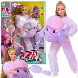 Lalka Emi w Fioletowym Przebraniu Owieczki Woopie Royal