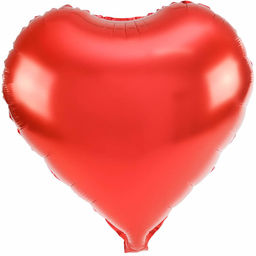 Balon foliowy Serce czerwone - 45 cm -
