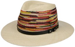 Kapelusz Panama Multicolour Crown by Lierys, naturalny, cm
