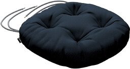 Poduszka na krzesło Adam, granatowy, fi 40 x