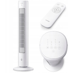 Wentylator wiatrak kolumnowy Biały funkcja aromaterapii Philips CX5535/00