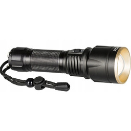 Latarka Led Taktyczna Mocna Akumulatorowa Usb Zoom