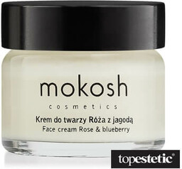 Mokosh Face Cream Rose & Blueberry MINI Ujędrniający
