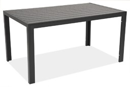 Stół ogrodowy aluminiowy polywood Verona Garden Point czarny