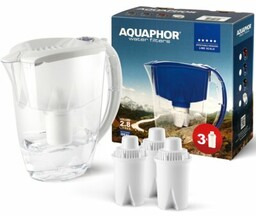 AQUAPHOR Dzbanek filtrujący Ideal Biały + 3 wkłady
