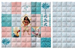 Narzuta Vaiana ocean disney kołdra 140x200 pikowana miękka