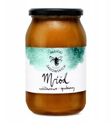 Miód nektarowo-spadziowy Pasieki Sadowskich 1200 g