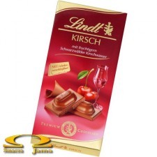 Czekolada Nadziewana Lindt Kirsch 100g