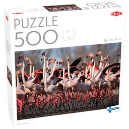 TACTIC Puzzle Lovers Większe flamingi 59215 (500 elementów)
