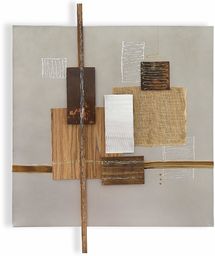 World Art TW60692 Abstract kompozyt obraz metalowy, wielobarwny,