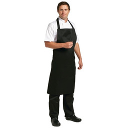 Whites Chefs Clothing Wyprzedaż - Fartuch czarny Polycotton