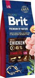 Brit PREMIUM BY NATURE Senior L-XL - sucha