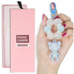 BRELOCZEK CHARMS Zawieszka Quick Do Telefonu Kluczy NIEBIESKI