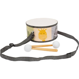 Bębenek dla dzieci Żyrafa, hipopotam, małpa, krokodyl