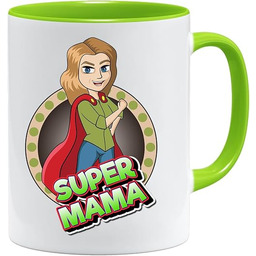 Kubek dla mamy/kubek/kubek - Super Mama - Piękna