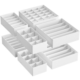 Organizery na bieliznę, białe