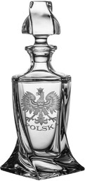 Karafka do whisky wygrawerowany orzeł Polska 05307