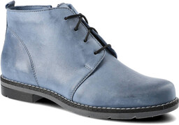 Wasak Niebieskie Botki Damskie Wygodne Buty