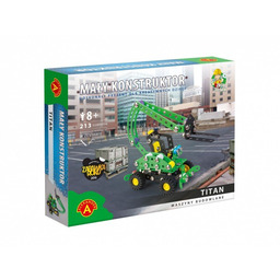Alexander, zestaw konstrukcyjny Mały Konstruktor Maszyny budowlane Titan