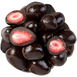 Truskawka liofilizowana w gorzkiej czekoladzie 250 g truskawki