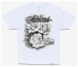 koszulka DIAMOND - Giant Script Blossom S/S White
