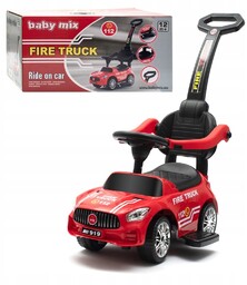 Jeździk Baby Mix Fire Straż Pożarna pojazd